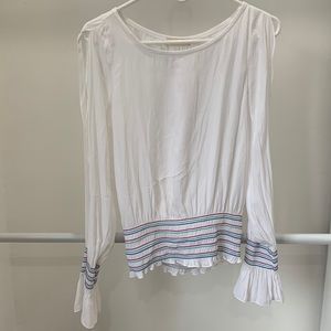 Ramy Brooke, White blouse, Size X-small